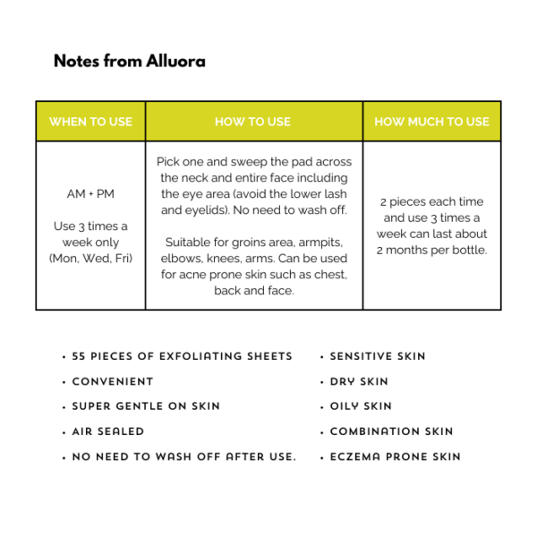 Exfoliate Sheets: Exfoliate Dead Skin Cells to Brighten Skin & Lighten Spots - Image 4