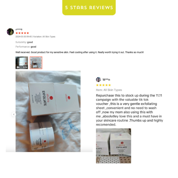 Exfoliate Sheets: Exfoliate Dead Skin Cells to Brighten Skin & Lighten Spots - Image 9