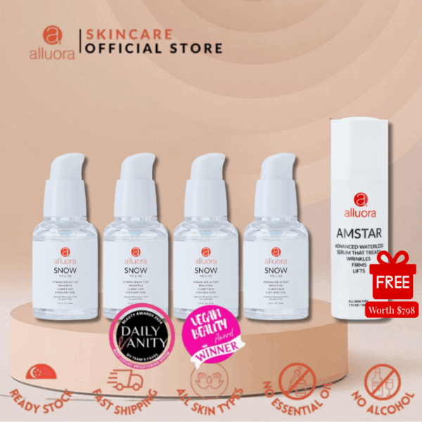 4 Bottles Snow Serum + FREE AMStar (LORA only)