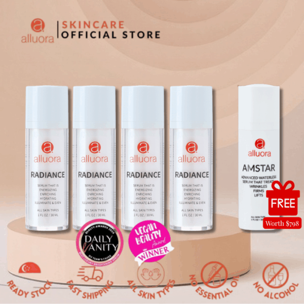 4 Bottles Radiance Serum + FREE AMStar (LORA only)