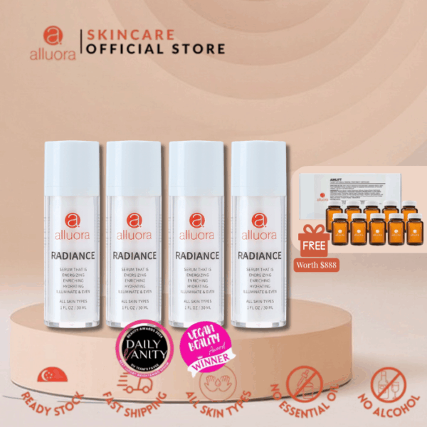 4 Bottles Radiance Serum + FREE AMLIFT (LORA only)