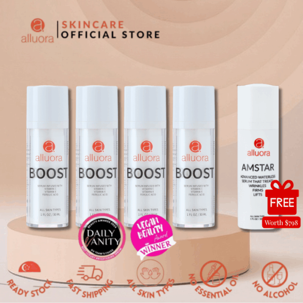 4 Bottles Boost Serum + FREE AMStar (LORA only)