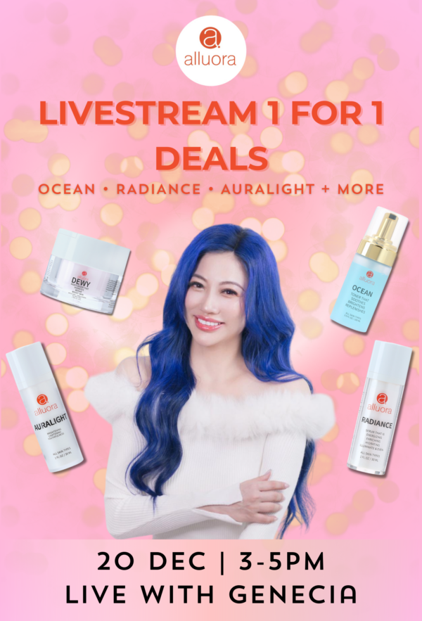 Alluora skincare beauty products for skincare, radiance, and glow.