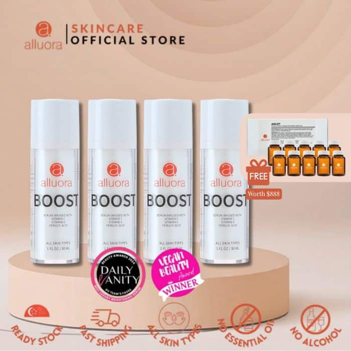 High-quality skincare serum with Vitamin B and Ferulic Acid for all skin types.