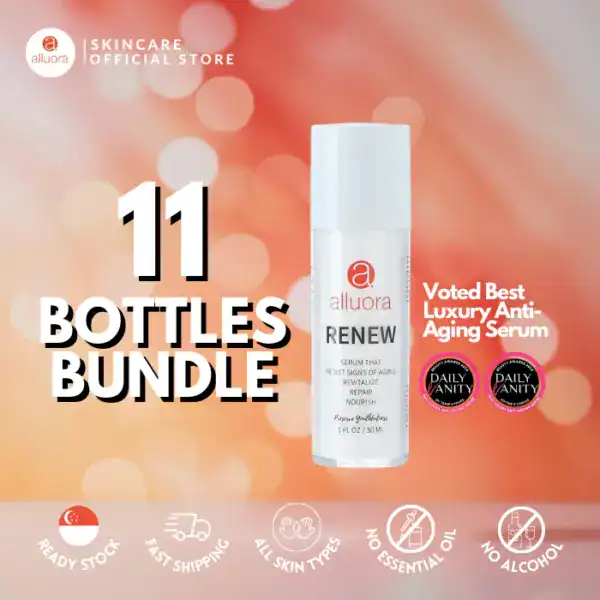 Alluora Anti-Aging Serum for Radiant Skin.