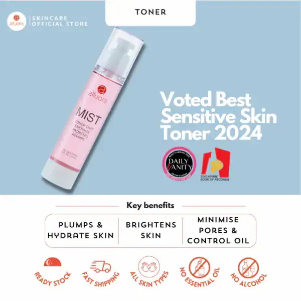 Gentle sensitive skin toner for hydration and repair.