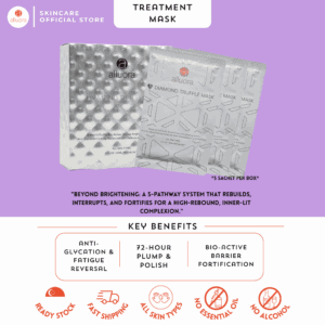 Alluora Diamond Truffle Mask for radiant, youthful skin, reduces fatigue, and enhances skin brightne.