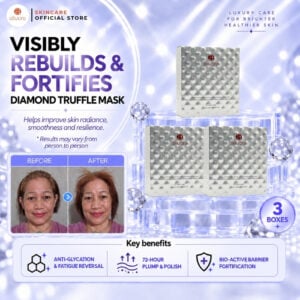 (GWP) Alluora Diamond Truffle 3-Box Glow Starter Set | Brighter, Plumper & More Radiant-Looking Skin