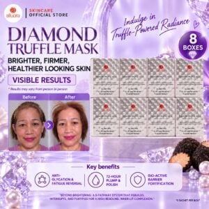 (GWP) Alluora Diamond Truffle 8-Box Radiance Transformation Set | Brighter, Firmer, Plumper-Looking Skin