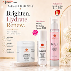 Radiance Essential - Radiance Serum + Exfoliate Sheets + Mist Toner