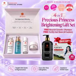(GWP) Precious Princess Brightening Gift Set + Free Nourish Growth+ Shampoo + Free Fortify Hair Mask (20 Sachets)