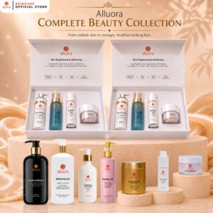 (GWP) Precious Princess Brightening Gift Set + Nourish Growth+, Brightglow, Essence, Starglow & SmoothGlow, Moisture Cream & Whiteplus